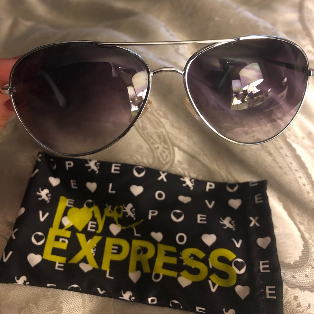 Express Aviator Sunglasses